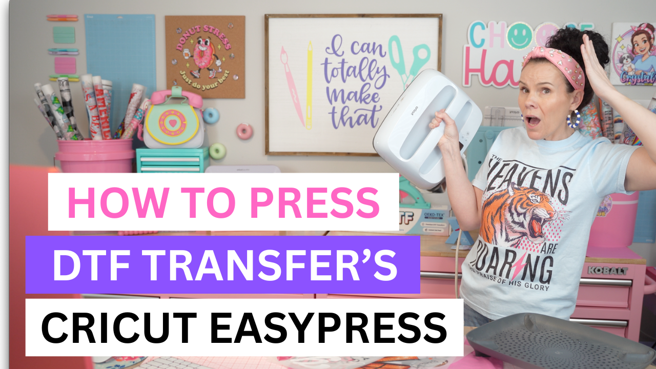 How to Press DTF Transfers with a Cricut EasyPress (Step-by-Step Guide)