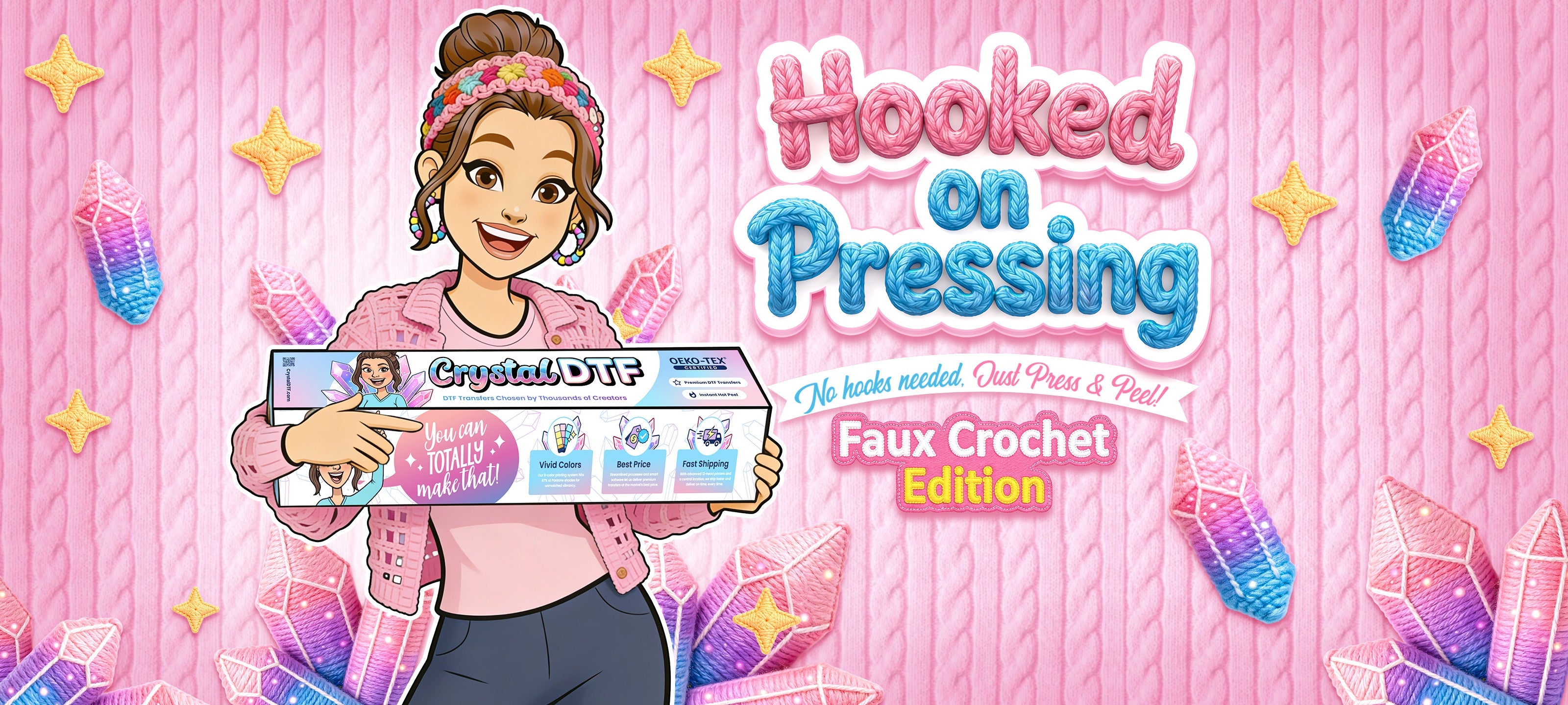 Hooked on Pressing – Faux Crochet Edition