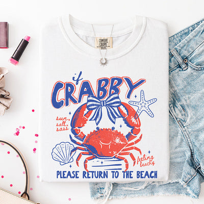 If Crabby Return to Beach DTF Transfer - Ready to Press