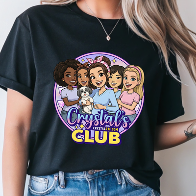 💖 Crystal’s Club – Squad Goals & Puppy Love DTF Transfer 🐶