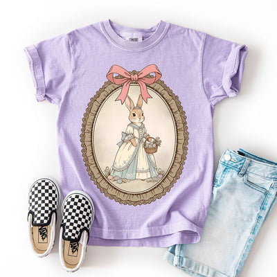 Retro Latch Hook Easter Bow DTF Transfer - Ready to Press Easter Designs