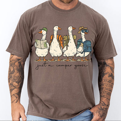 Just a Camper Goose DTF Transfer - Ready to Press