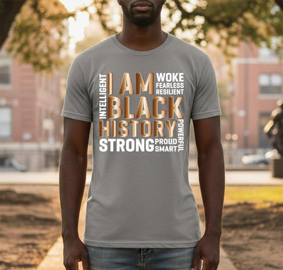 ✨ Own Your Greatness: The "I Am Black History" DTF Transfer!