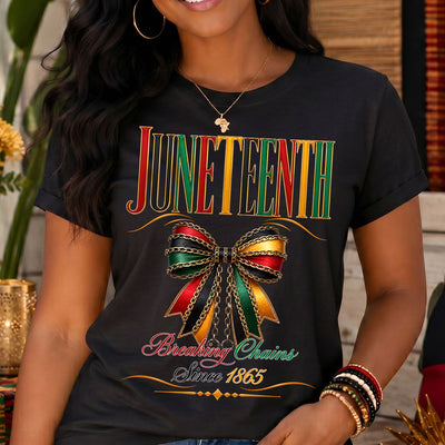 Juneteenth Breaking Chains Since 1865 DTF Transfer - Ready to Press