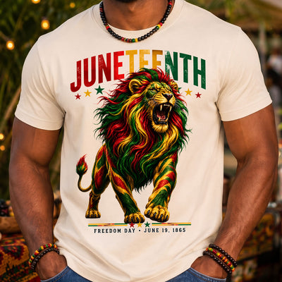 Juneteenth Majestic Lion DTF Transfer - Ready to Press