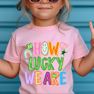 How Lucky We Are Ready to press St. Patricks Day Designs