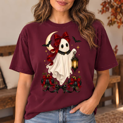 Moonlit Ribbon Society Gothic Lantern Ghost DTF Transfer