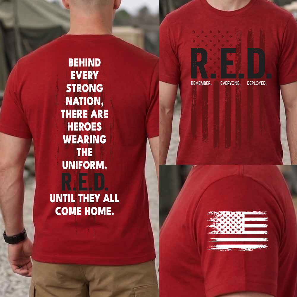 Red Friday Transfer R.E.D. Friday 5-Piece Design Bundle DTF Transfer | Ready to Press Mili