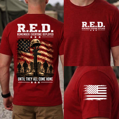 R.E.D. Friday 5-Piece Design Bundle DTF Transfer | Ready to Press Military Support Graphics
