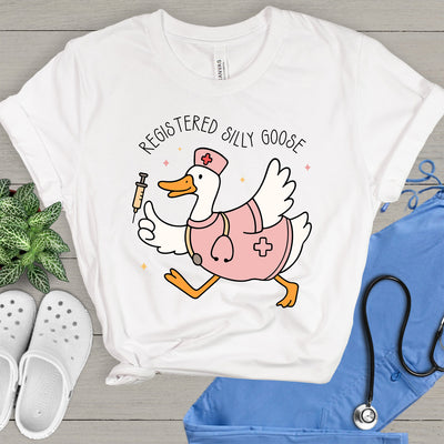 🦆 Paging All Pros: The Registered Silly Goose Nurse DTF Transfer!