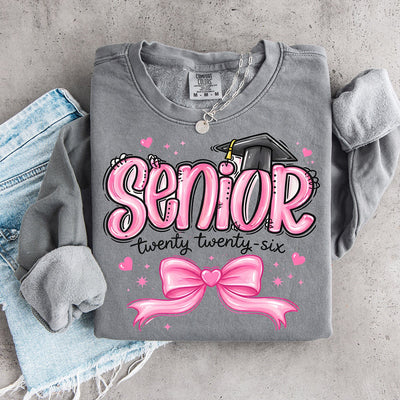 Senior Twenty Twenty-Six Coquette DTF Transfer - Ready to Press Senior Designs