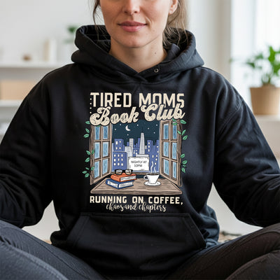 ☕ Late Night Literacy: Tired Moms Book Club DTF Transfer!