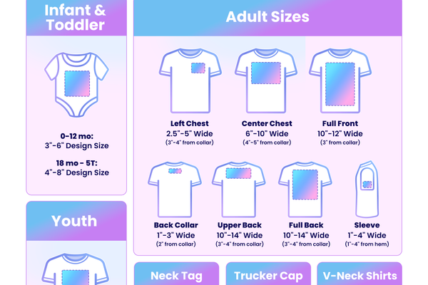 DTF Size Guide
