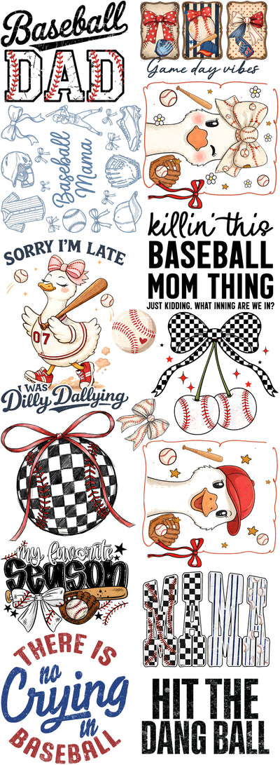 Knock it out of the park with our ultimate baseball season transfer collection!