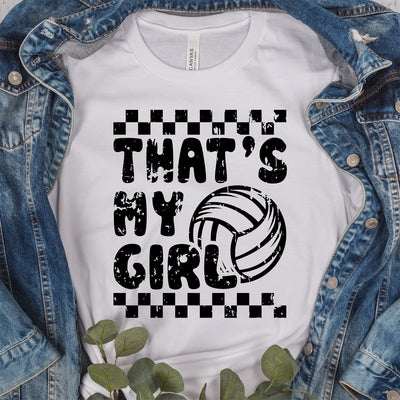 🏐 Serve Up Some Pride: The "That's My Girl" Volleyball DTF Transfer